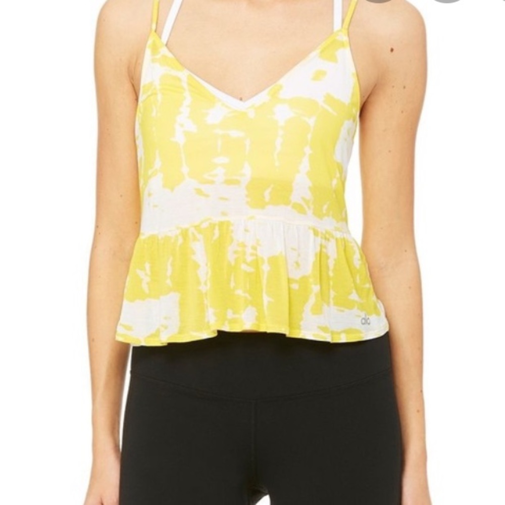 Alo Yoga Yellow Tank Top XS